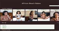 Desktop Screenshot of africanbeachbabes.com