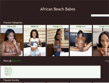Tablet Screenshot of africanbeachbabes.com